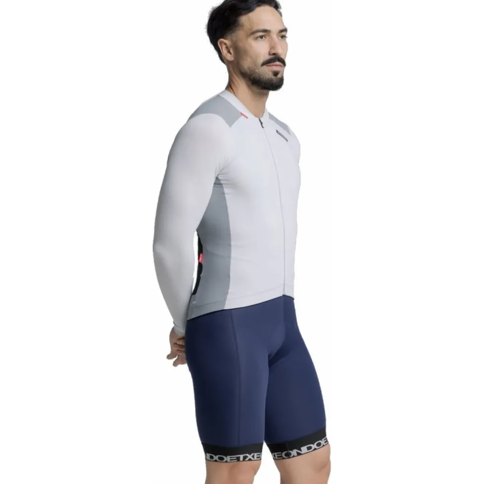Etxeondo Alde L/S Color Edition Fietsshirt met Lange Mouwen Heren - Grey Cloud/Stone Grey