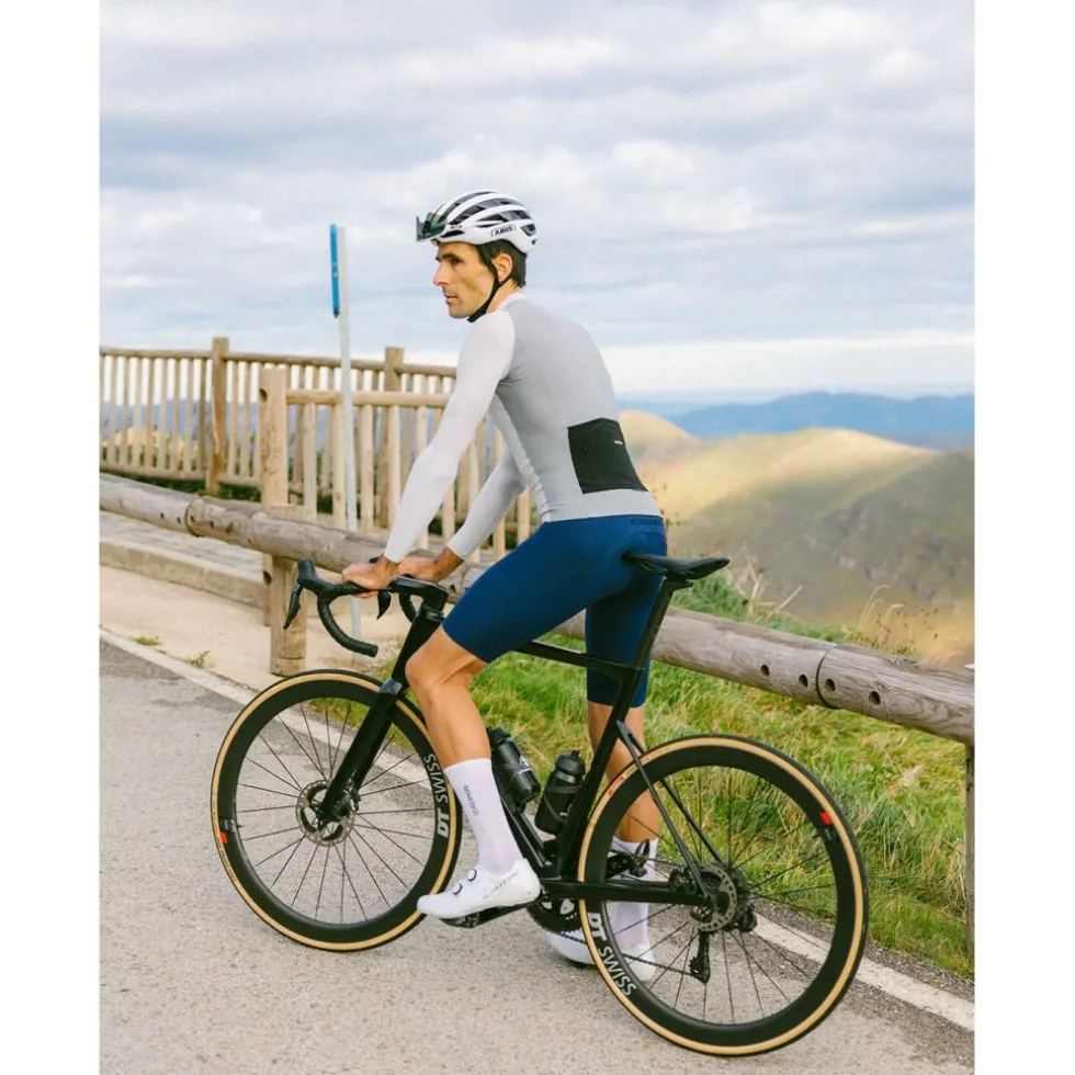 Etxeondo Alde L/S Color Edition Fietsshirt met Lange Mouwen Heren - Grey Cloud/Stone Grey