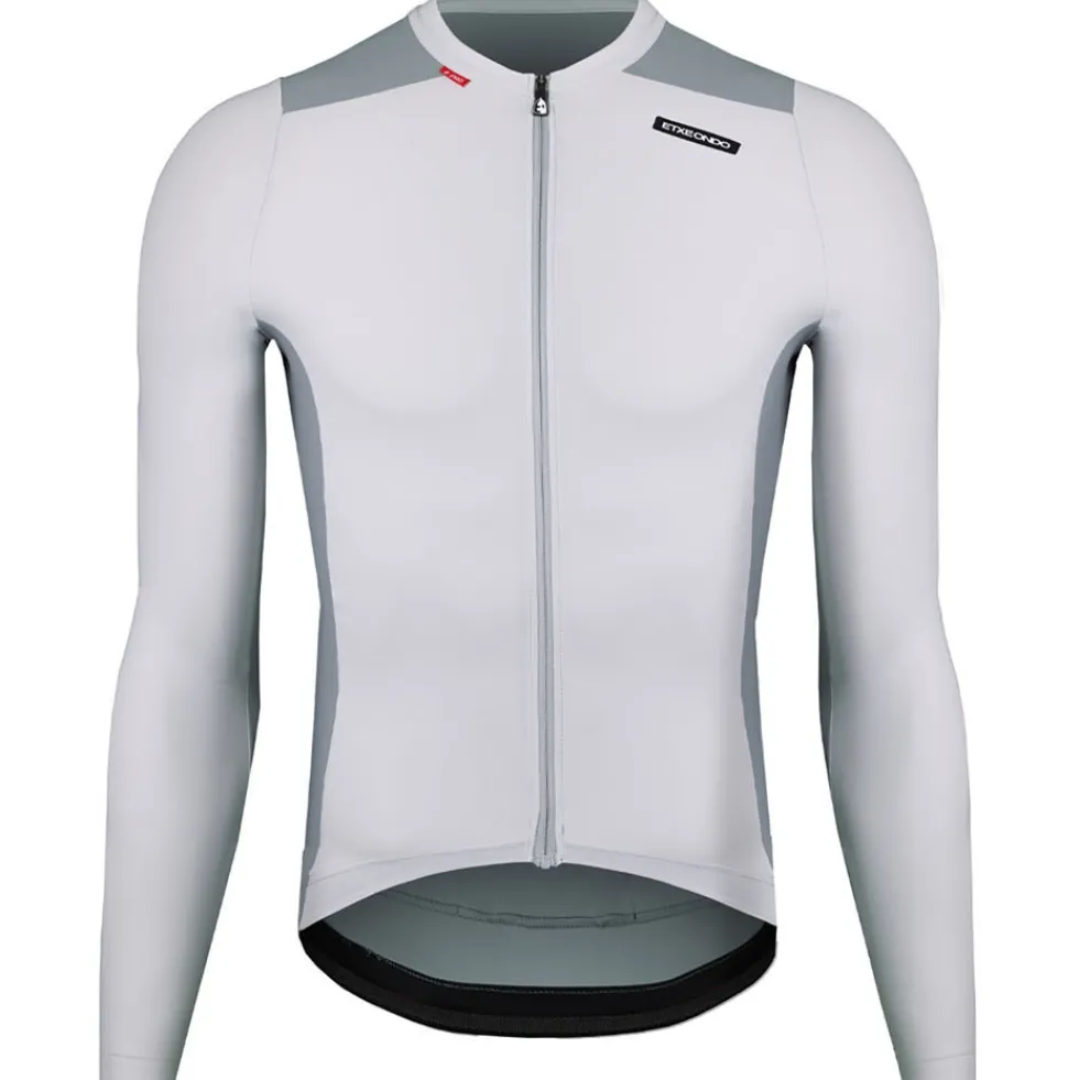 Etxeondo Alde L/S Color Edition Fietsshirt met Lange Mouwen Heren - Grey Cloud/Stone Grey