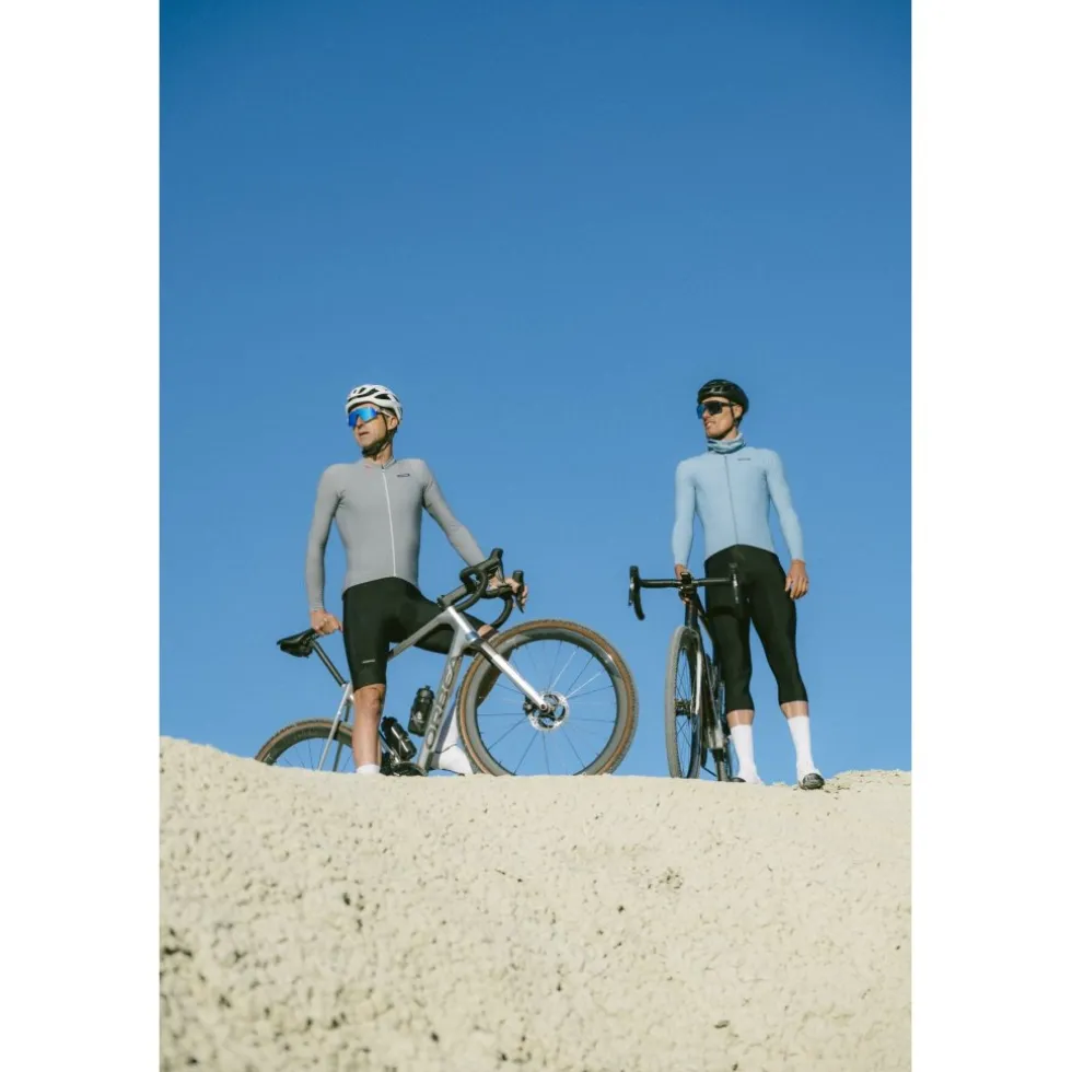 Etxeondo Alde Thermo Fietsshirt met Lange Mouwen Heren - Pearl Gray
