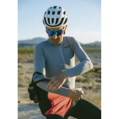 Etxeondo Alde Thermo Fietsshirt met Lange Mouwen Heren - Pearl Gray