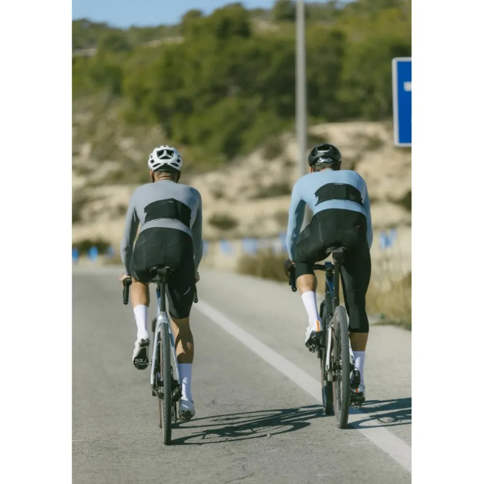 Etxeondo Alde Thermo Fietsshirt met Lange Mouwen Heren - Pearl Gray