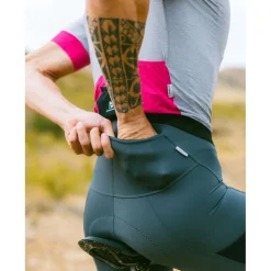 Etxeondo Exo Cargo Fietsshort met Bretels Heren - Anthracite Gray