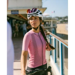 Etxeondo Gara Fietsshirt met Korte Mouwen Dames - Light Coral