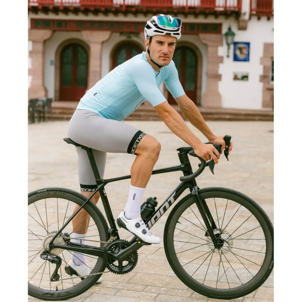 Etxeondo Olímpico Fietsshort met Bretels Heren - Ash Grey