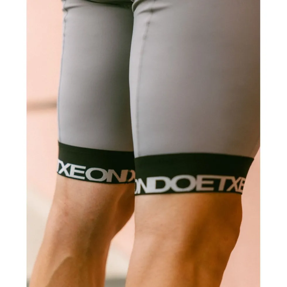 Etxeondo Olímpico Fietsshort met Bretels Heren - Ash Grey