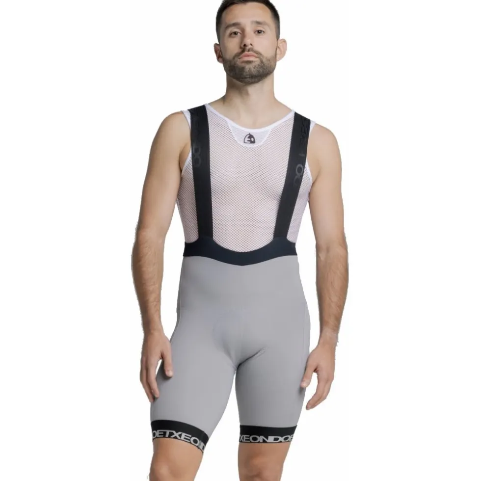 Etxeondo Olímpico Fietsshort met Bretels Heren - Ash Grey