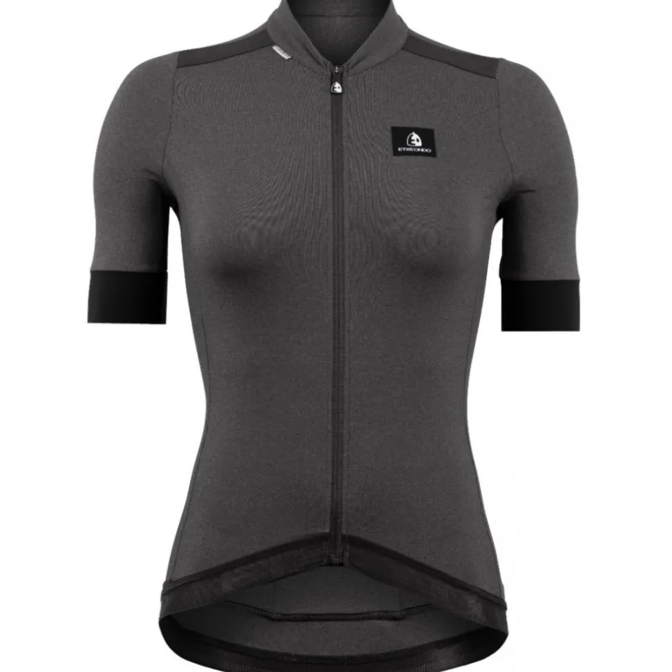 Etxeondo Ondara Fietsshirt met Korte Mouwen Dames - Zwart