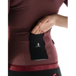Etxeondo Ondara Fietsshirt met Korte Mouwen Dames - Maroon
