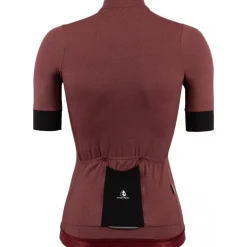 Etxeondo Ondara Fietsshirt met Korte Mouwen Dames - Maroon