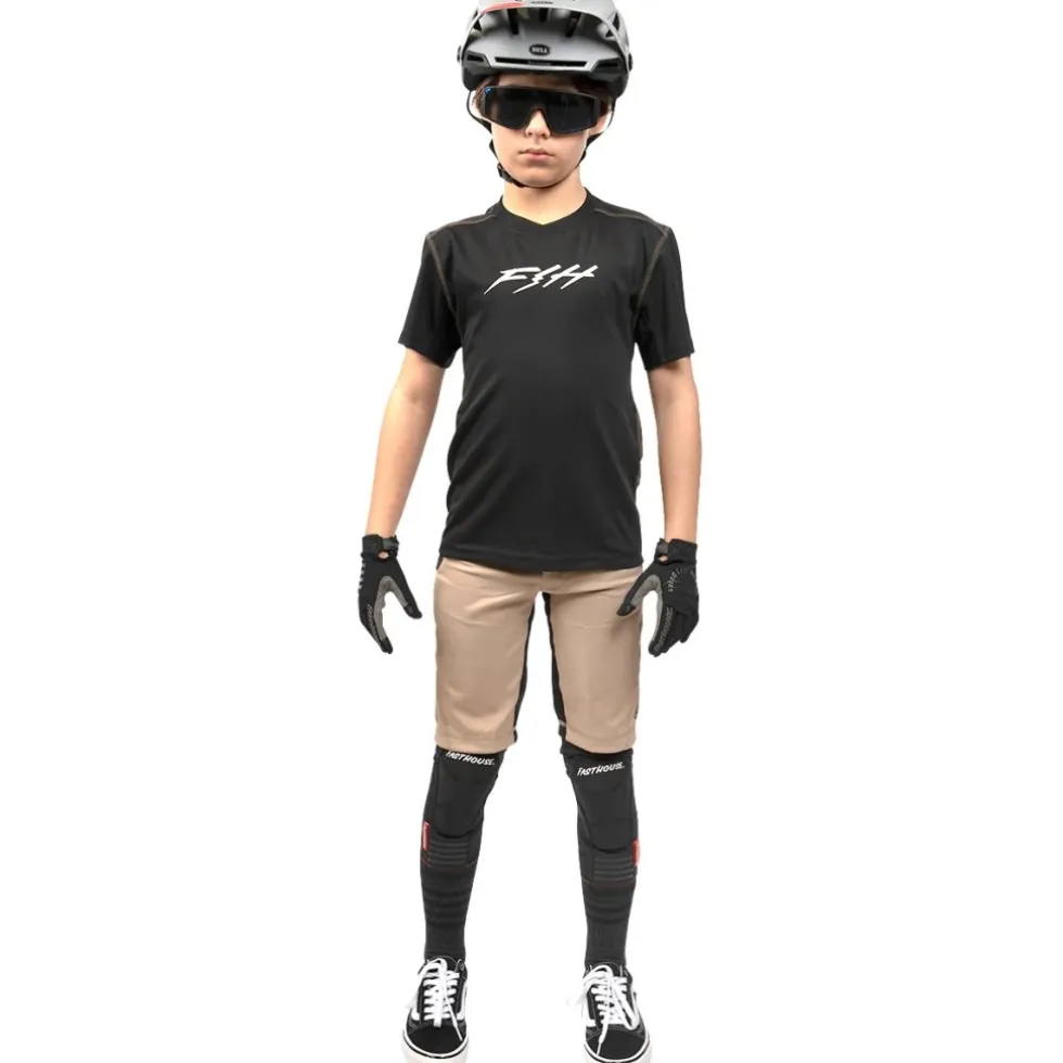 Fasthouse Alloy Ronin Shirt met Korte Mouwen Jongeren - Zwart