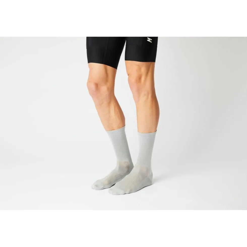 FINGERSCROSSED Classic Fietssokken - Zilver #013