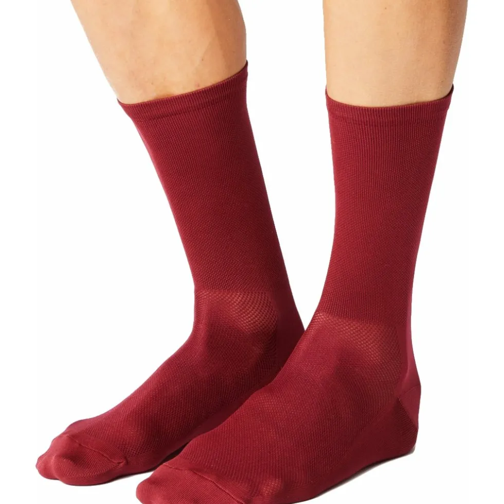 FINGERSCROSSED Classic Fietssokken - Merlot #003