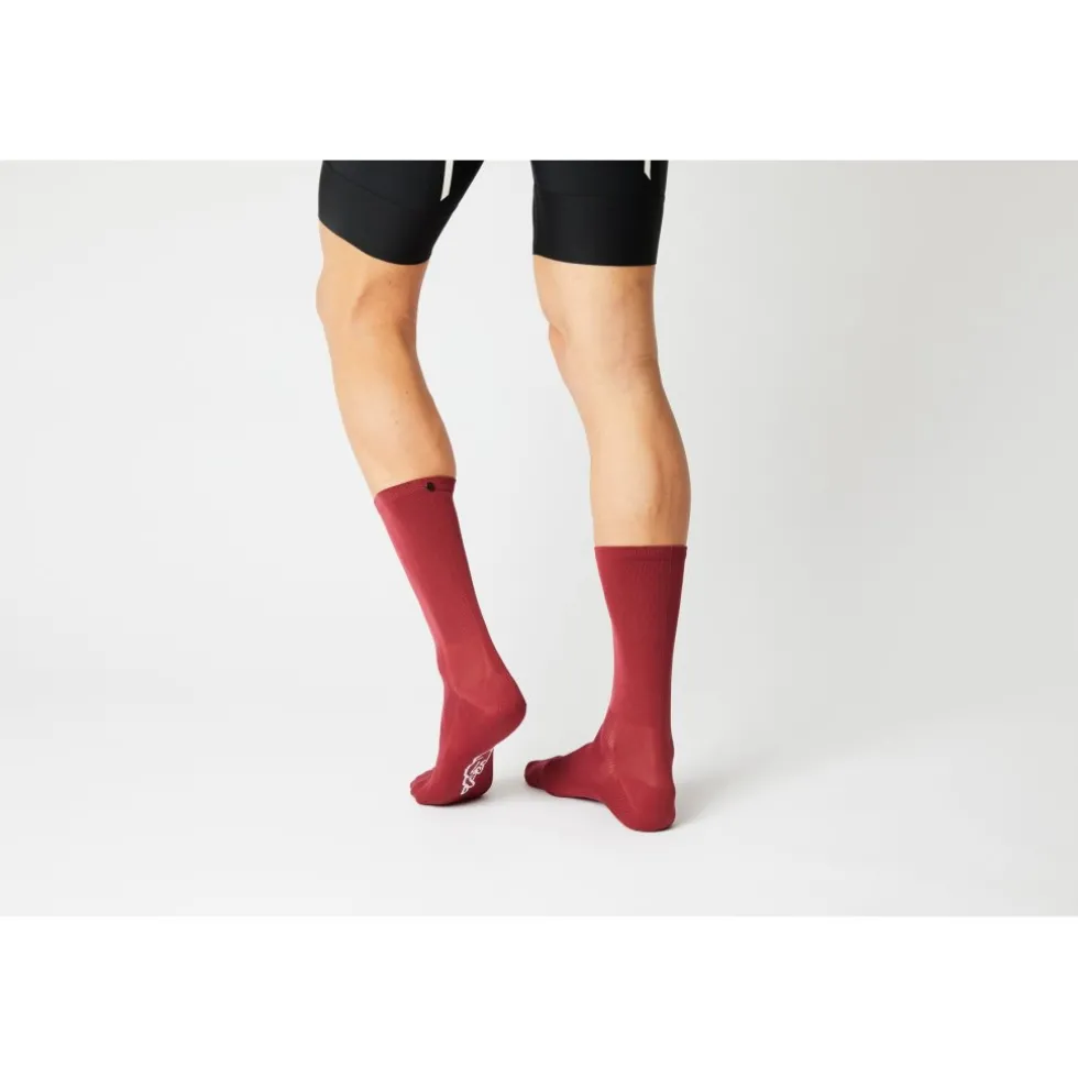 FINGERSCROSSED Classic Fietssokken - Merlot #003