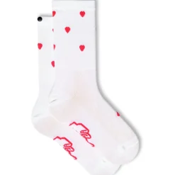 FINGERSCROSSED Classic Rituals Fietssokken - Hearts - White