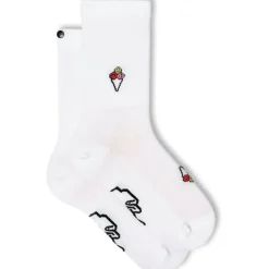 FINGERSCROSSED Classic Rituals Fietssokken - Ice Cream - White