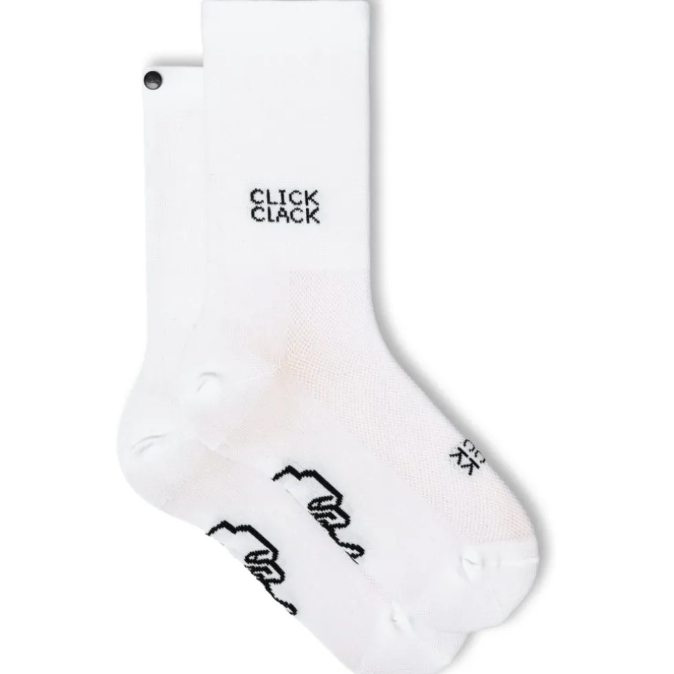 FINGERSCROSSED Classic Rituals Fietssokken - Click Clack - White