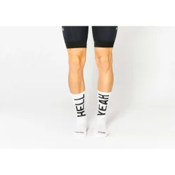 FINGERSCROSSED Hell Yeah 2.0 Fietssokken - Wit #666
