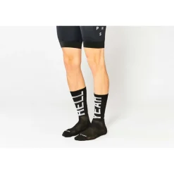 FINGERSCROSSED Hell Yeah 2.0 Fietssokken - Zwart #666