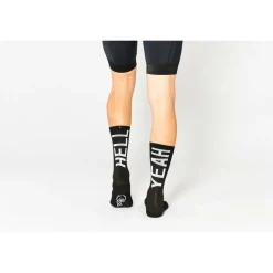 FINGERSCROSSED Hell Yeah 2.0 Fietssokken - Zwart #666
