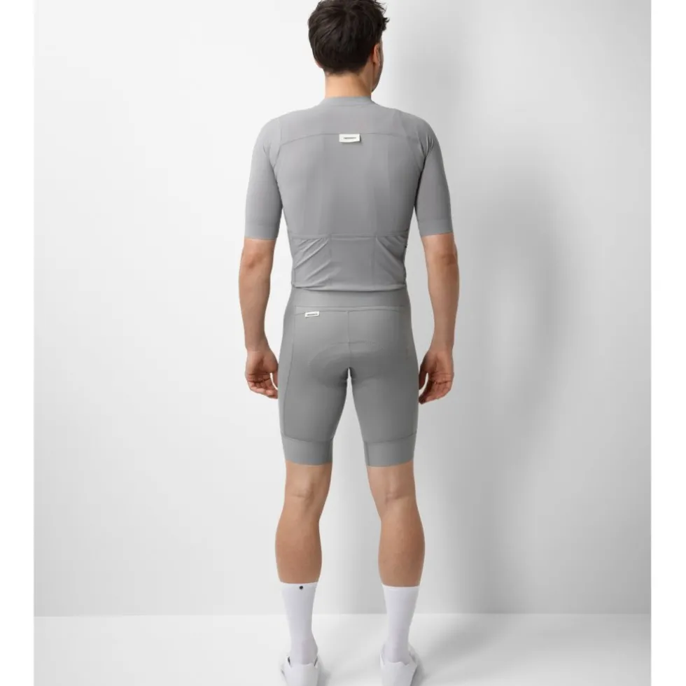 FINGERSCROSSED Road Fietsshirt met Korte Mouwen Heren - Morning Fog