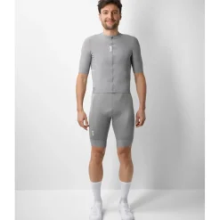 FINGERSCROSSED Road Fietsshirt met Korte Mouwen Heren - Morning Fog