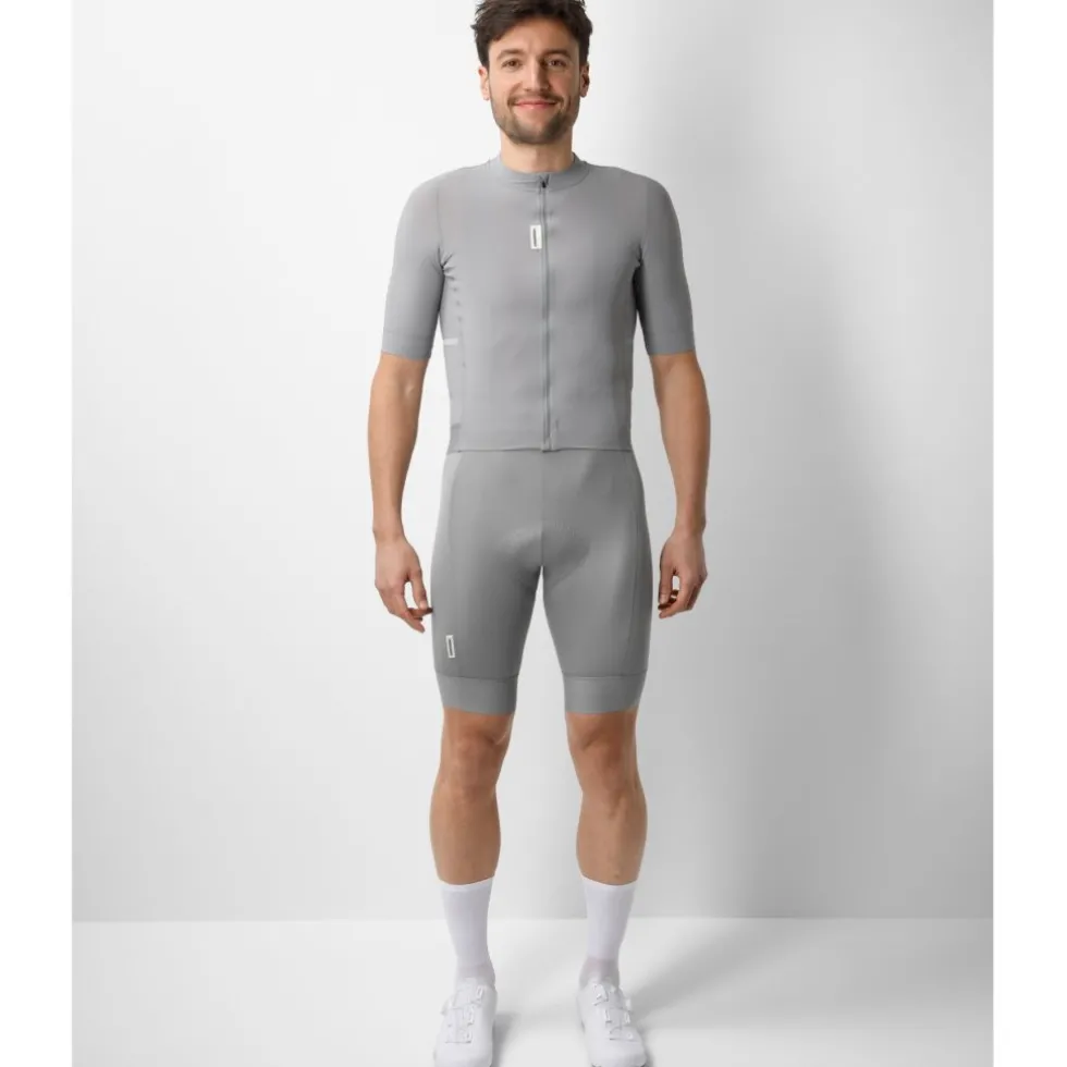 FINGERSCROSSED Road Fietsshirt met Korte Mouwen Heren - Morning Fog