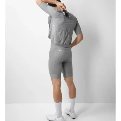 FINGERSCROSSED Road Fietsshirt met Korte Mouwen Heren - Morning Fog