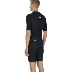 FINGERSCROSSED Road Fietsshirt met Korte Mouwen Heren - Zwart