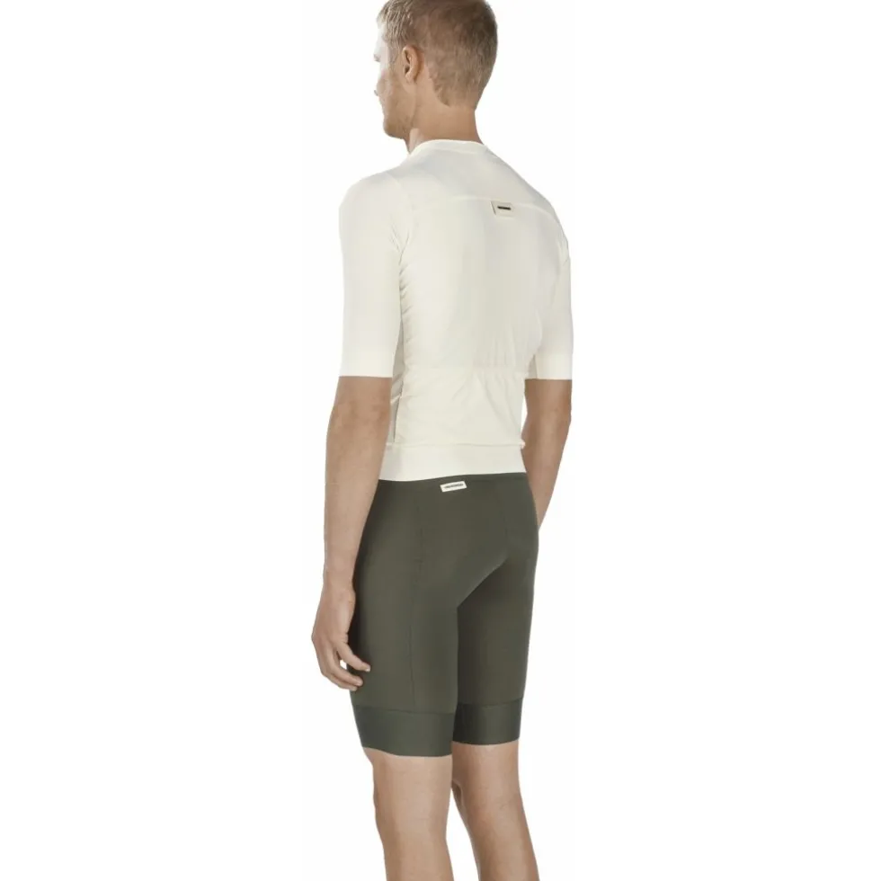 FINGERSCROSSED Road Fietsshirt met Korte Mouwen Heren - Antique Cream