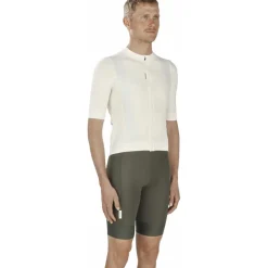 FINGERSCROSSED Road Fietsshirt met Korte Mouwen Heren - Antique Cream