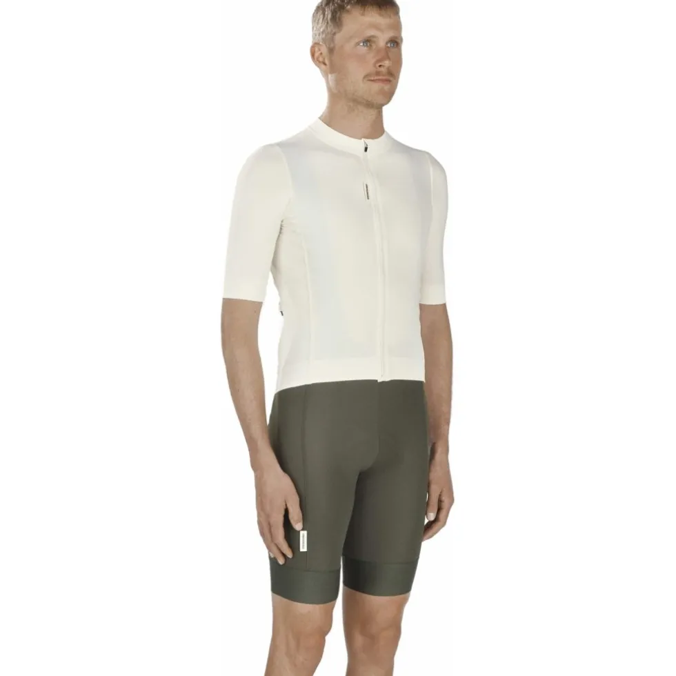 FINGERSCROSSED Road Fietsshirt met Korte Mouwen Heren - Antique Cream