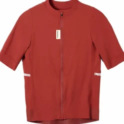 FINGERSCROSSED Road Fietsshirt met Korte Mouwen Heren - Brick