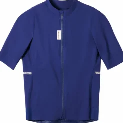 FINGERSCROSSED Road Fietsshirt met Korte Mouwen Dames - Navy