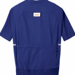 FINGERSCROSSED Road Fietsshirt met Korte Mouwen Dames - Navy