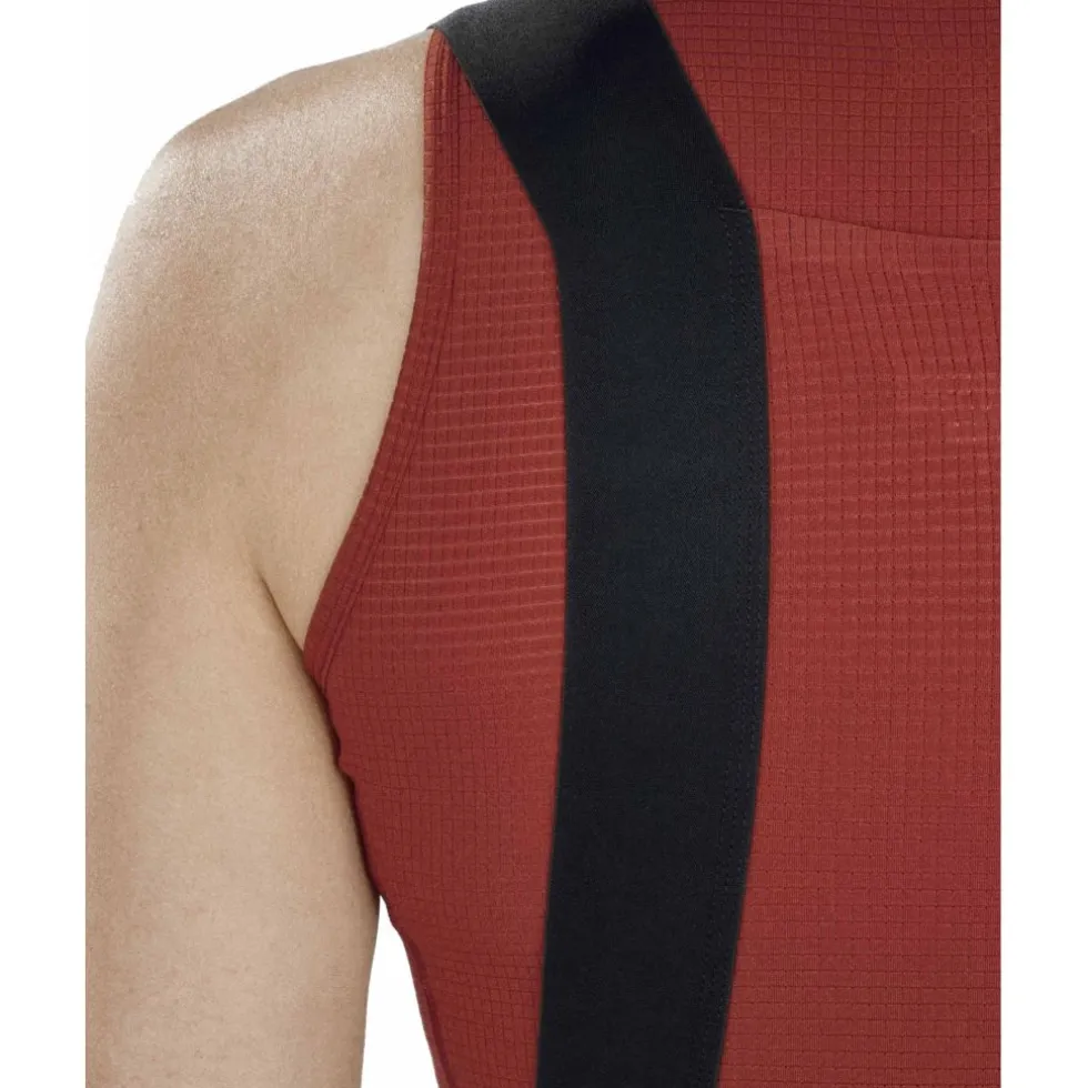 FINGERSCROSSED Road Fietsshort met Bretels Dames - Brick