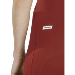 FINGERSCROSSED Road Fietsshort met Bretels Dames - Brick