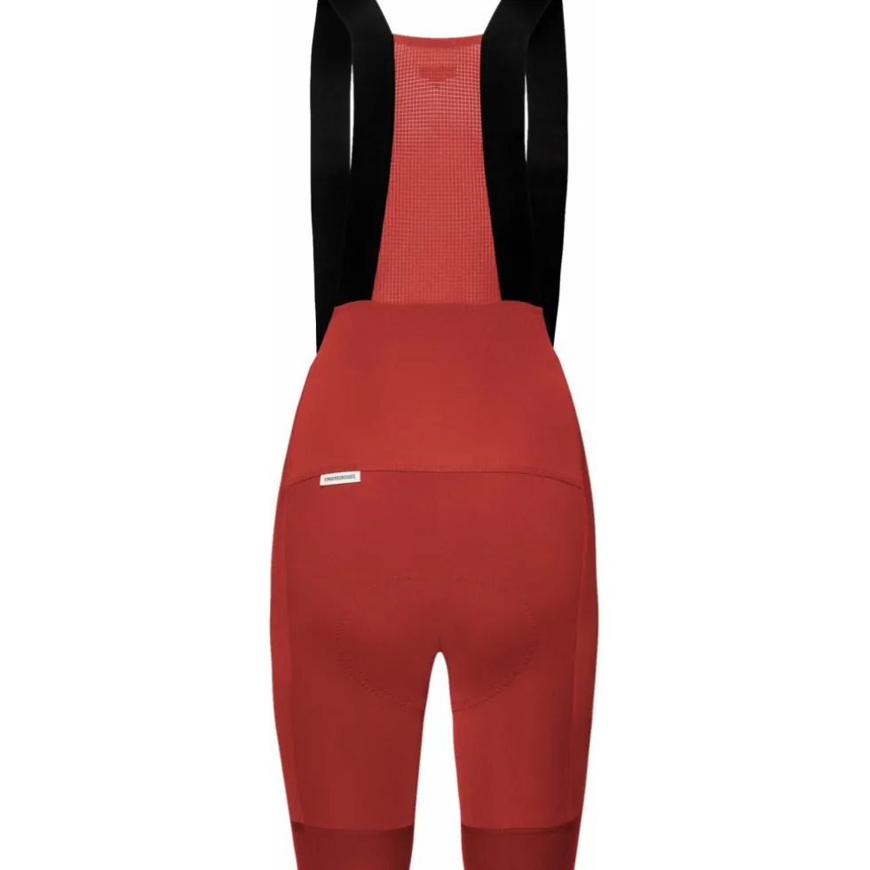 FINGERSCROSSED Road Fietsshort met Bretels Dames - Brick