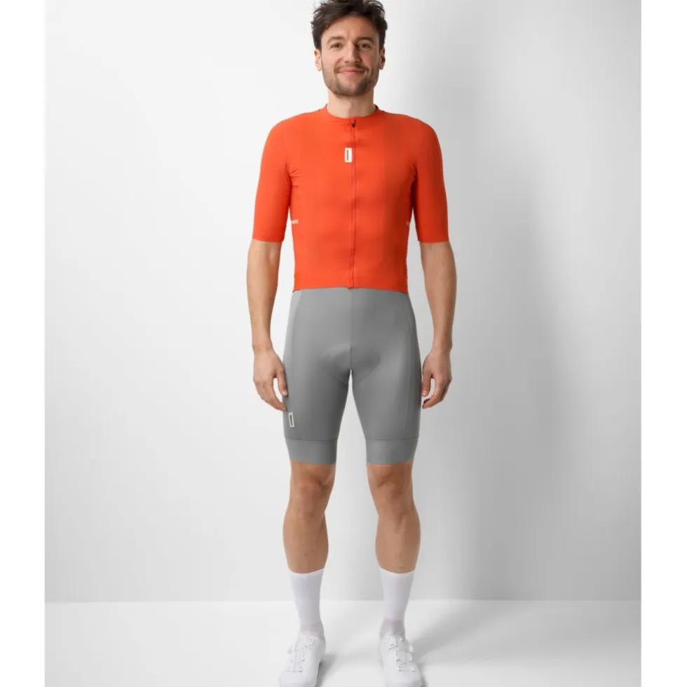 FINGERSCROSSED Road Fietsshirt met Korte Mouwen Heren - Poppy Red