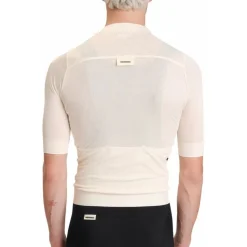 FINGERSCROSSED Road Super Light Fietsshirt met Korte Mouwen Heren - Antique Cream