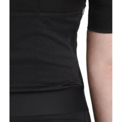 FINGERSCROSSED Road Super Light Fietsshirt met Korte Mouwen Dames - Zwart