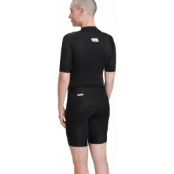 FINGERSCROSSED Road Super Light Fietsshirt met Korte Mouwen Dames - Zwart