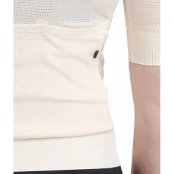 FINGERSCROSSED Road Super Light Fietsshirt met Korte Mouwen Dames - Antique Cream