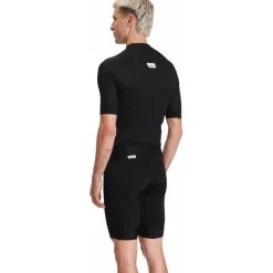 FINGERSCROSSED Road Super Light Fietsshirt met Korte Mouwen Heren - Zwart