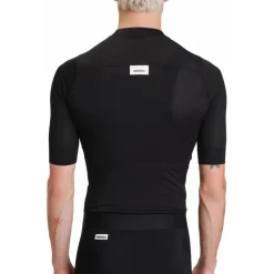 FINGERSCROSSED Road Super Light Fietsshirt met Korte Mouwen Heren - Zwart
