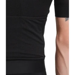 FINGERSCROSSED Road Super Light Fietsshirt met Korte Mouwen Heren - Zwart