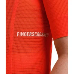 FINGERSCROSSED Road Super Light Fietsshirt met Korte Mouwen Dames - Kiss