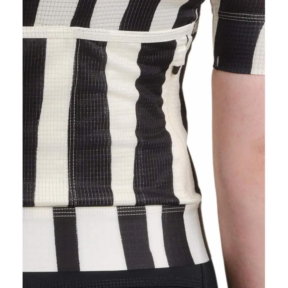 FINGERSCROSSED Road Super Light Fietsshirt met Korte Mouwen Dames - Stripes