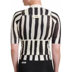 FINGERSCROSSED Road Super Light Fietsshirt met Korte Mouwen Dames - Stripes