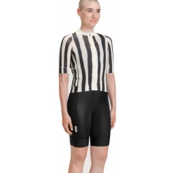 FINGERSCROSSED Road Super Light Fietsshirt met Korte Mouwen Dames - Stripes